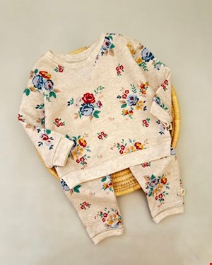 بولیز شلوار اسلش طرح گل کد۱۲۹