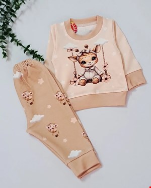 بولیز شلوار طرح زرافه و تاب کد۱۲۱