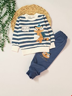 بولز شلوار طرح راه راه روباه کد ۱۰۷