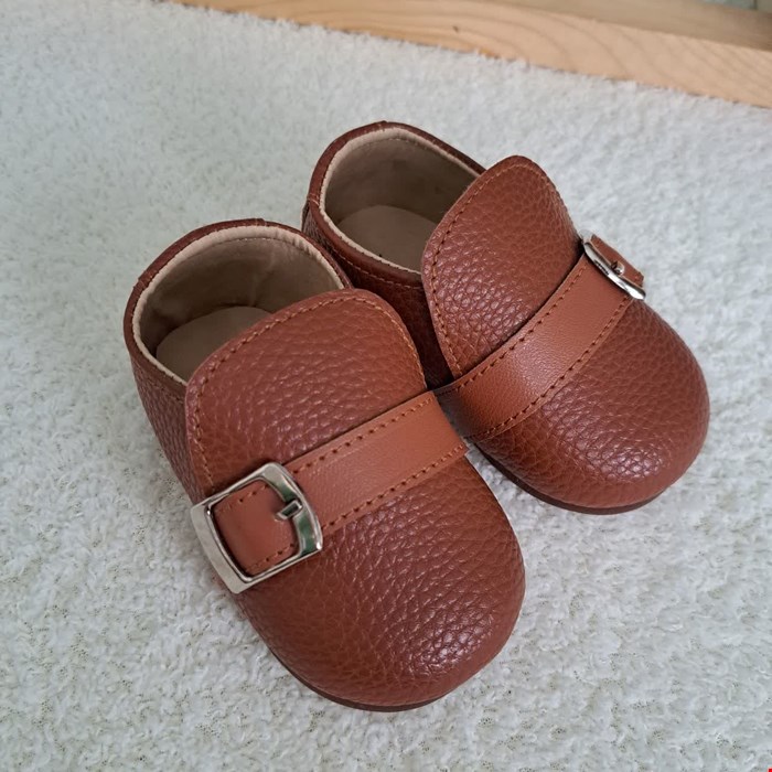 کفش سگگ دار فلوتر عسلی  کد 1011