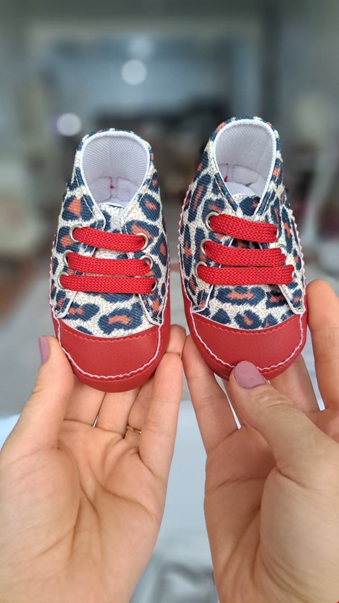 کفش نوزادی ترک پلنگی کد ۸۰۲