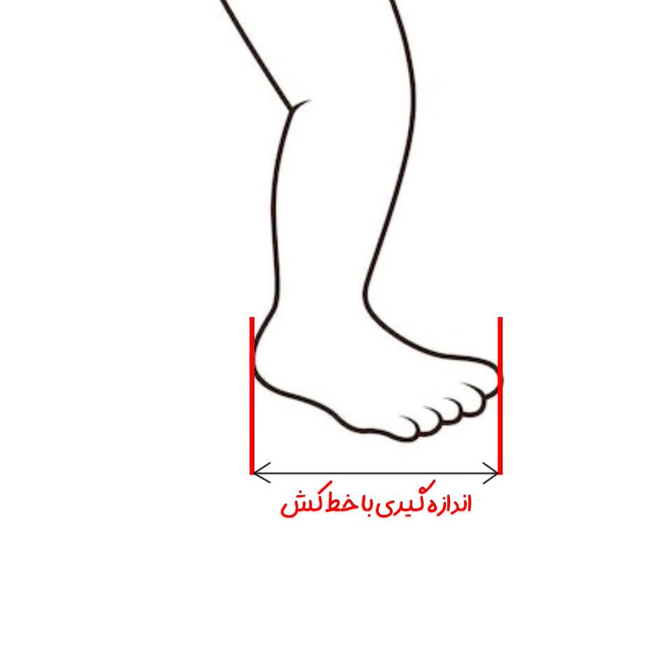 اندازه گیری پای کودک